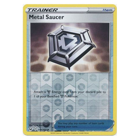 Metal Saucer : SWORD & SHIELD BASE (Reverse holo) - 170/202