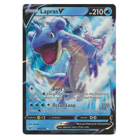 Lapras V : SWORD & SHIELD BASE - 049/202