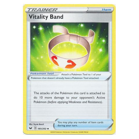 Vitality Band : SWORD & SHIELD BASE - 185/202