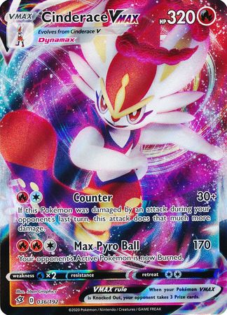 Cinderace VMAX : REBEL CLASH - 036/192 - Lockett Labs UK