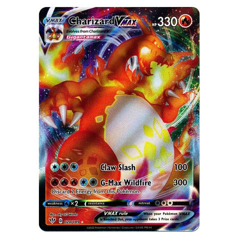 Charizard VMAX : DARKNESS ABLAZE - 020/189