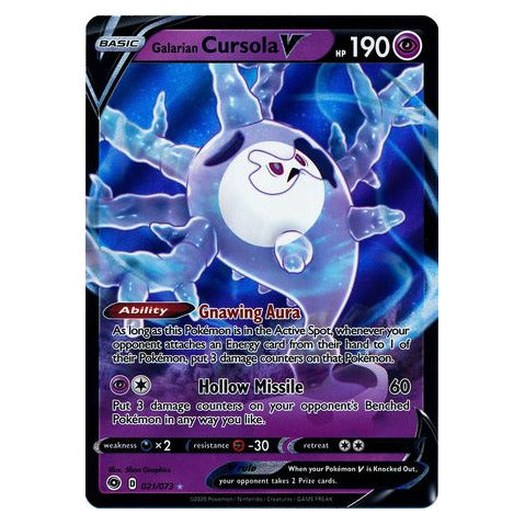Galarian Cursola V : CHAMPION'S PATH - 021/073