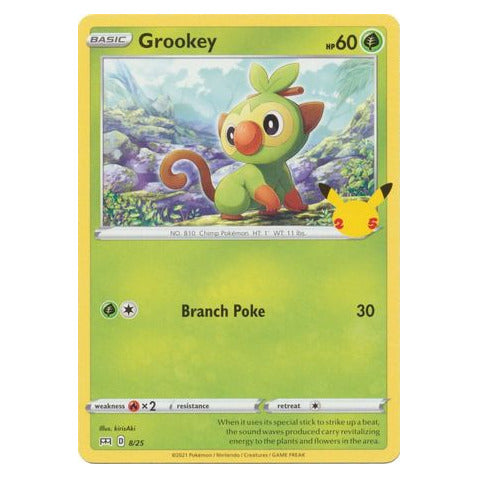 Grookey : 25TH ANNIVERSARY MCDONALDS 2021 - 8/25