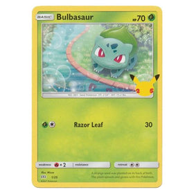Bulbasaur : 25TH ANNIVERSARY MCDONALDS 2021 - 1/25