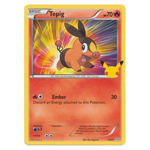 Tepig : 25TH ANNIVERSARY MCDONALDS 2021 - 13/25
