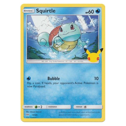 Squirtle : 25TH ANNIVERSARY MCDONALDS 2021 - 17/25