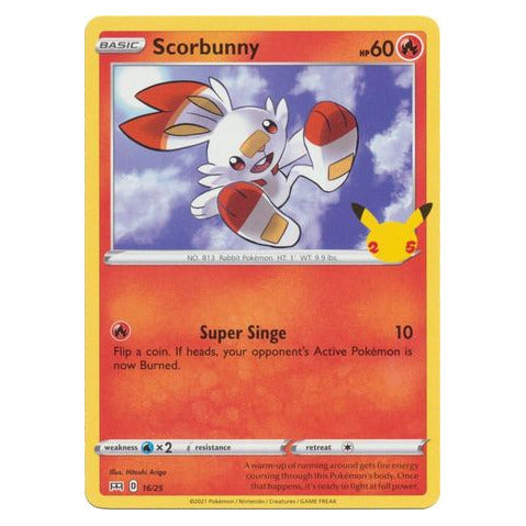 Scorbunny : 25TH ANNIVERSARY MCDONALDS 2021 - 16/25