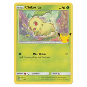 Chikorita : 25TH ANNIVERSARY MCDONALDS 2021 - 2/25