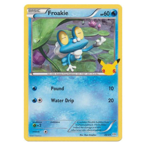Froakie : 25TH ANNIVERSARY MCDONALDS 2021 - 22/25