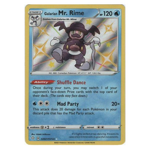 Galarian Mr. Rime : SHINING FATES - SV021/SV122