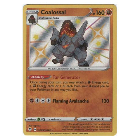 Coalossal : SHINING FATES - SV069/SV122