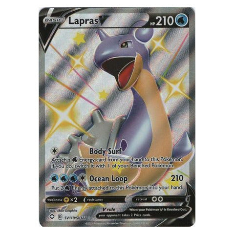 Lapras V : SHINING FATES - SV110/SV122