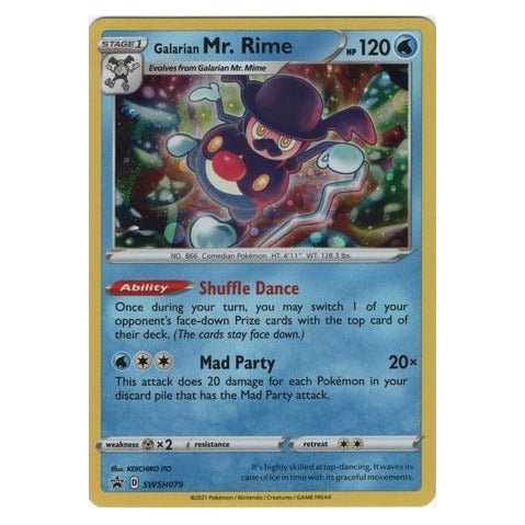 Galarian Mr. Rime : PROMO (Holo) - SWSH079