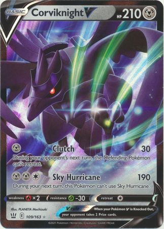 Corviknight V : BATTLE STYLES - 109/163 - Lockett Labs UK