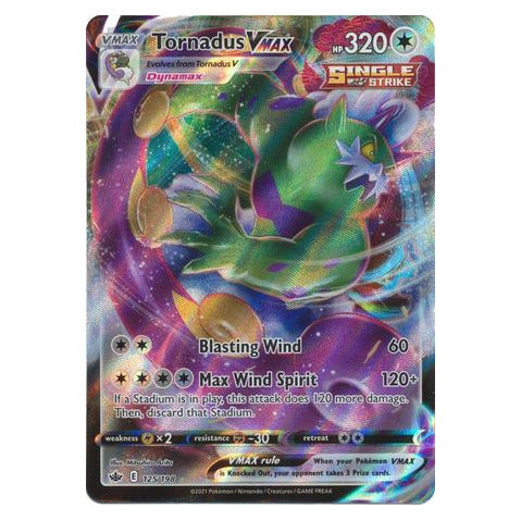 Tornadus VMAX : CHILLING REIGN - 125/198