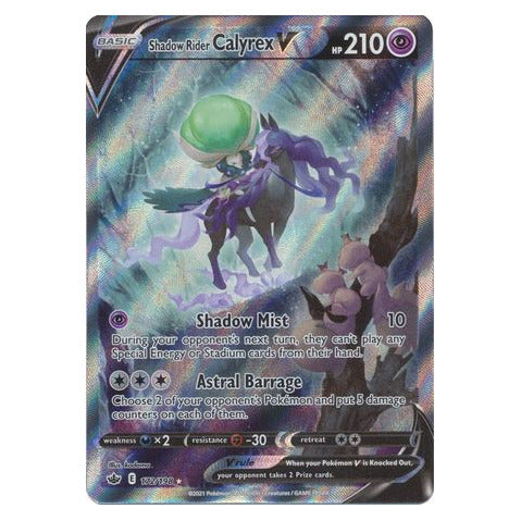 Shadow Rider Calyrex V : CHILLING REIGN - 172/198