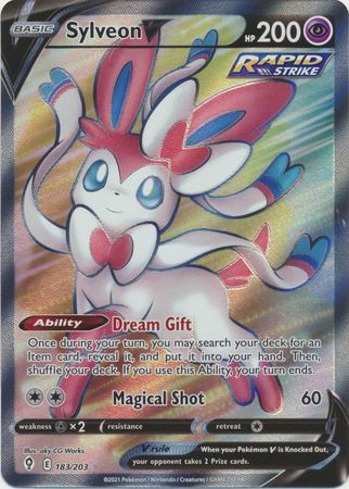 Sylveon V : EVOLVING SKIES - 183/203 - Lockett Labs UK