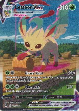 Leafeon VMAX : EVOLVING SKIES - 205/203 - Lockett Labs UK