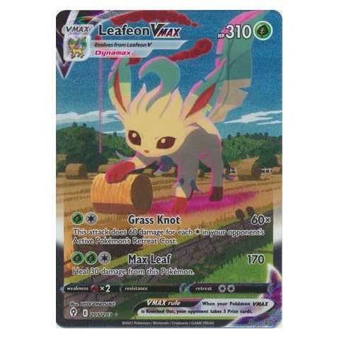 Leafeon VMAX : EVOLVING SKIES - 205/203