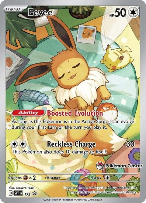 Eevee : PROMO (Pokemon Center Stamped) - SVP173 - Lockett Labs UK