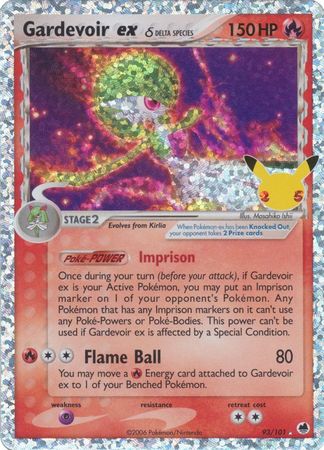 Gardevoir ex : CELEBRATIONS - 93/101 - Lockett Labs UK