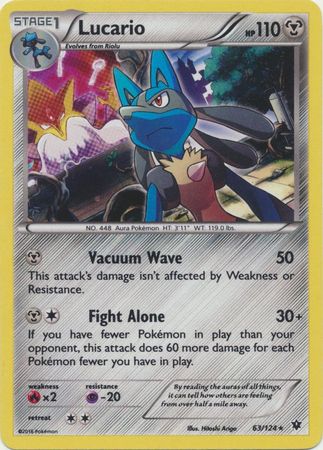 Lucario : ALTERNATE PROMO (Holo) - 63/124