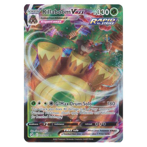 Rillaboom VMAX : FUSION STRIKE - 023/264