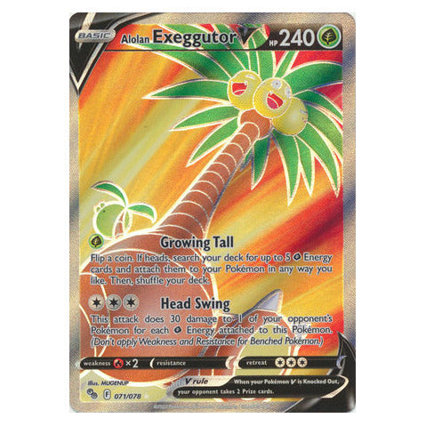 Alolan Exeggutor V : POKEMON GO! - 071/078