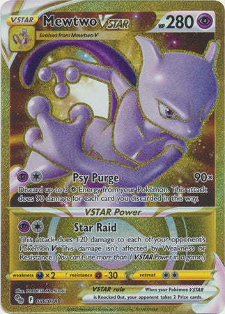 Mewtwo VSTAR : POKEMON GO! - 086/078 - Lockett Labs UK
