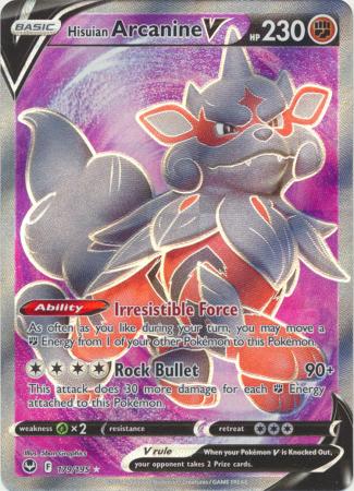 Hisuian Arcanine V : SILVER TEMPEST - 179/195 - Lockett Labs UK