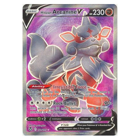 Hisuian Arcanine V : SILVER TEMPEST - 179/195