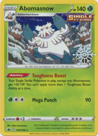 Abomasnow : PROMO (Holo) (Snowflake Stamp) - 010/198