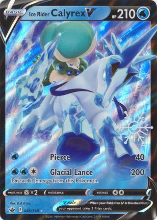 Ice Rider Calyrex V : PROMO (Snowflake Stamp) - 045/198 - Lockett Labs UK