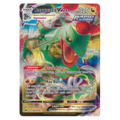 Rayquaza VMAX : CROWN ZENITH - 101/159