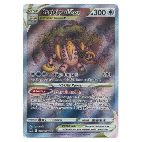 Regigigas VSTAR : CROWN ZENITH - GG55/GG70