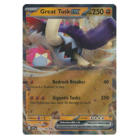 Great Tusk ex : SCARLET & VIOLET BASE - 123/198