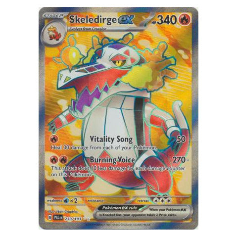 Skeledirge ex : PALDEA EVOLVED - 233/193
