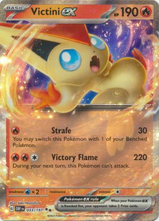 Victini ex : OBSIDIAN FLAMES - 033/197 - Lockett Labs UK