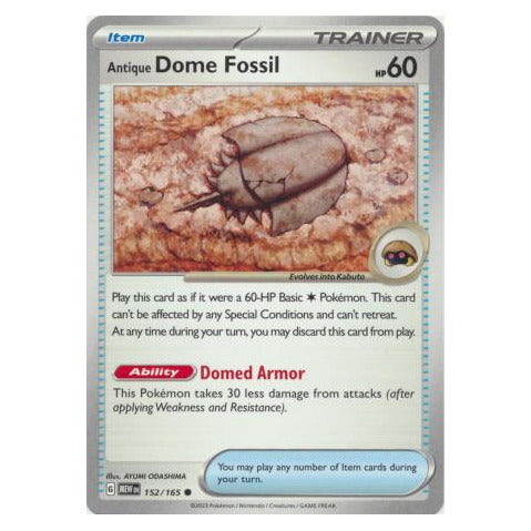 Antique Dome Fossil : 151 - 152/165