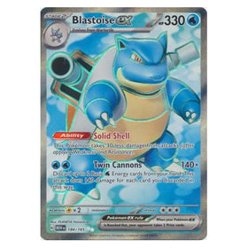 Blastoise ex : 151 - 184/165