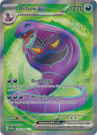 Arbok ex : 151 - 185/165 - Lockett Labs UK