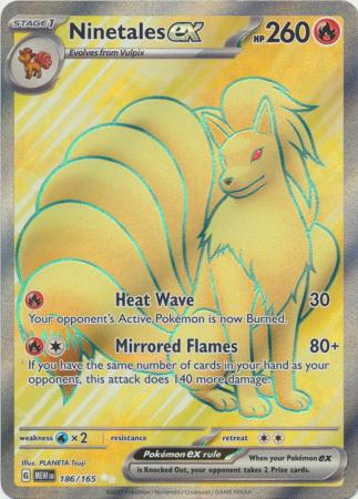 Ninetales ex : 151 - 186/165 - Lockett Labs UK