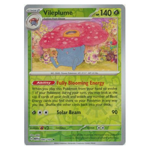 Vileplume : 151 (Reverse holo) - 045/165