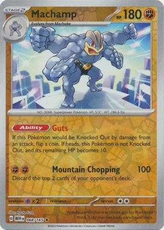 Machamp : 151 (Reverse holo) - 068/165