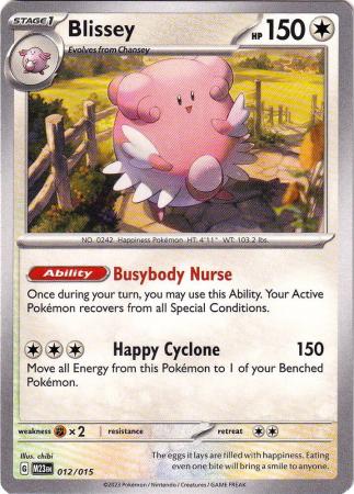 Blissey : MCDONALDS 2023 - 012/015