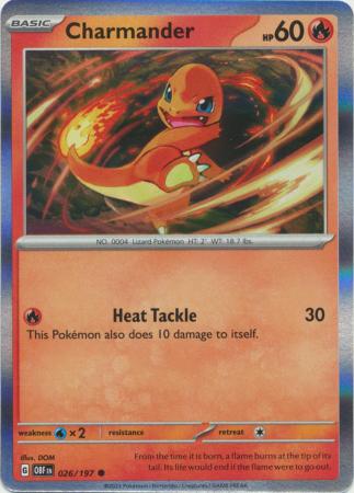 Charmander : ALTERNATE PROMO (Holo) - 026/197