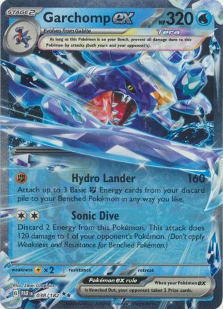 Garchomp ex : PARADOX RIFT - 038/182 - Lockett Labs UK