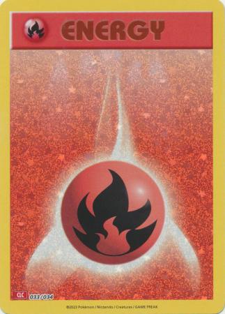 Fire Energy : PROMO (Holo) - 033/034 - CLC