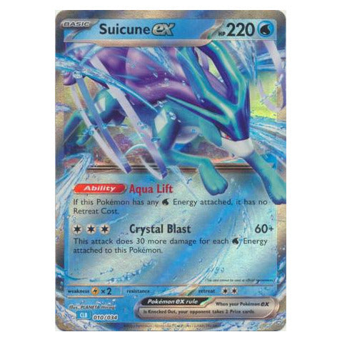 Suicune ex : PROMO - 010/034 - CLB