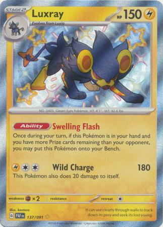 Luxray : PALDEAN FATES - 137/091